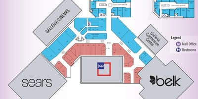 Galleria mall " (prekybos centras Houston žemėlapyje