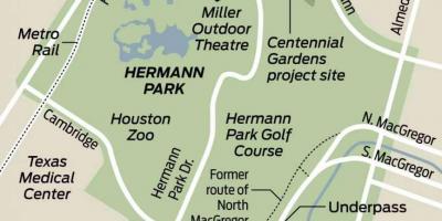 Žemėlapis Hermann parkas
