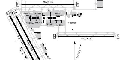 George ' as Bushas tarptautinis oro uostas map