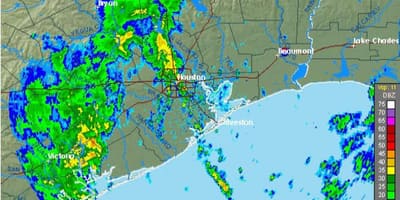 Lietaus žemėlapis Houston