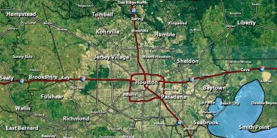 Radiolokacinis žemėlapis Houston