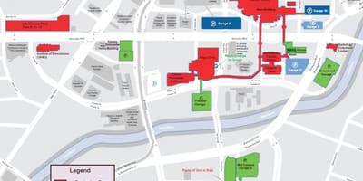 Md Anderson Houston žemėlapyje